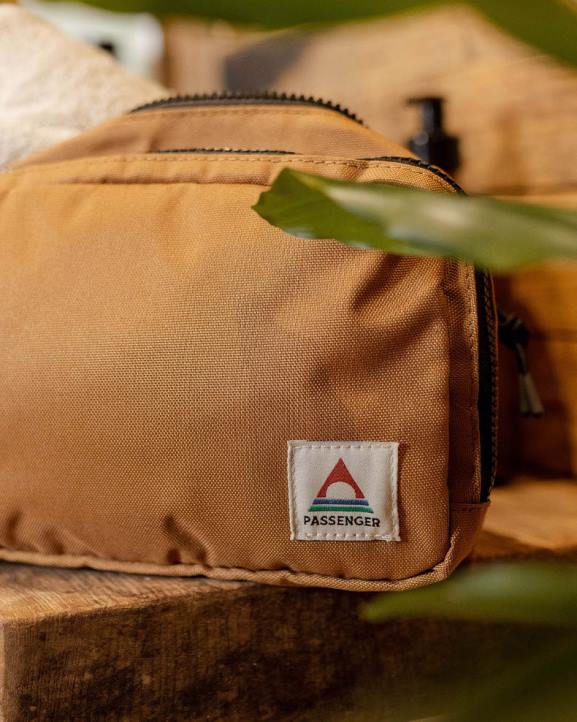 Accessories Passenger 22N8146 Travel Recycled Wash Kit Golden Brown Men Brown