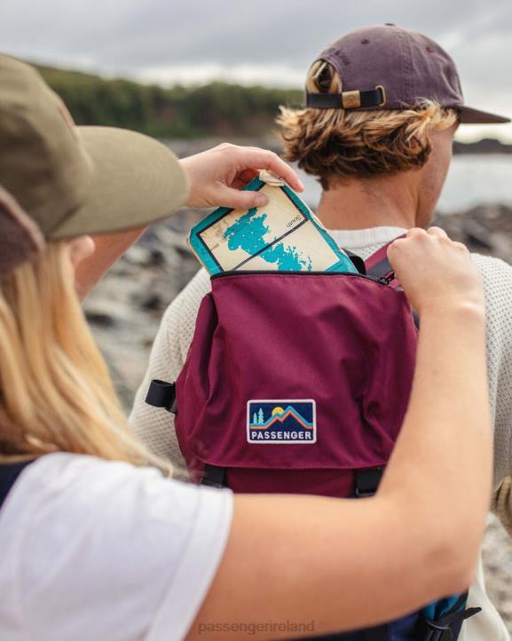 Accessories Passenger 22N8515 Boondocker Recycled 26L Backpack Navy/Burgundy Men Navy