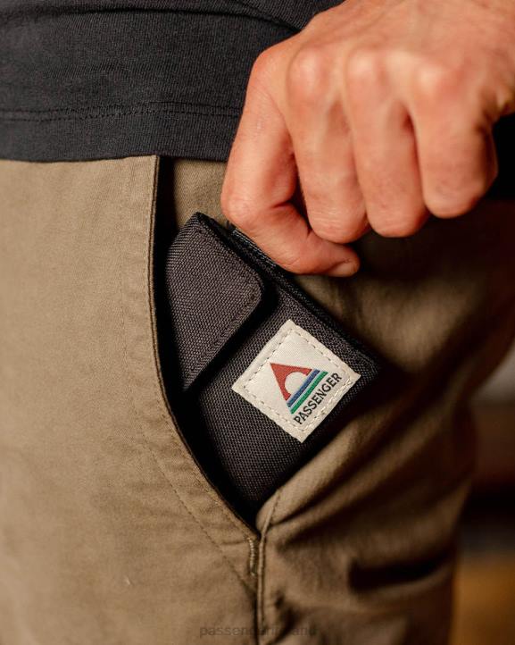 Accessories Passenger 22N8525 Pocket Recycled Wallet Black Men Black