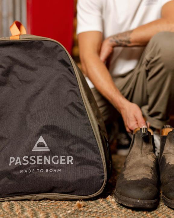 Accessories Passenger 22N8538 Explore Recycled Boot Bag Black/Khaki Men Khaki