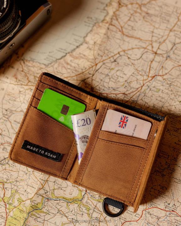 Accessories Passenger 22N8545 Pocket Recycled Wallet Golden Brown Men Brown