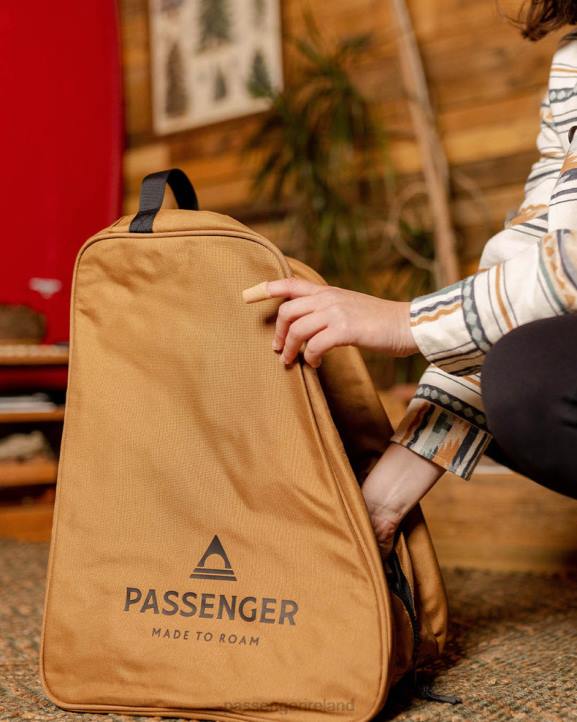 Accessories Passenger 22N8547 Explore Recycled Boot Bag Golden Brown Men Brown