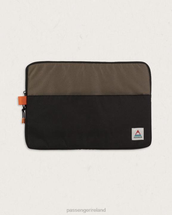 Accessories Passenger 22N8548 On-The-Go Recycled Laptop Sleeve Black/Khaki Men Khaki