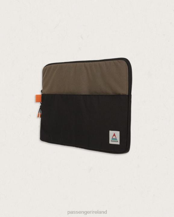Accessories Passenger 22N8548 On-The-Go Recycled Laptop Sleeve Black/Khaki Men Khaki