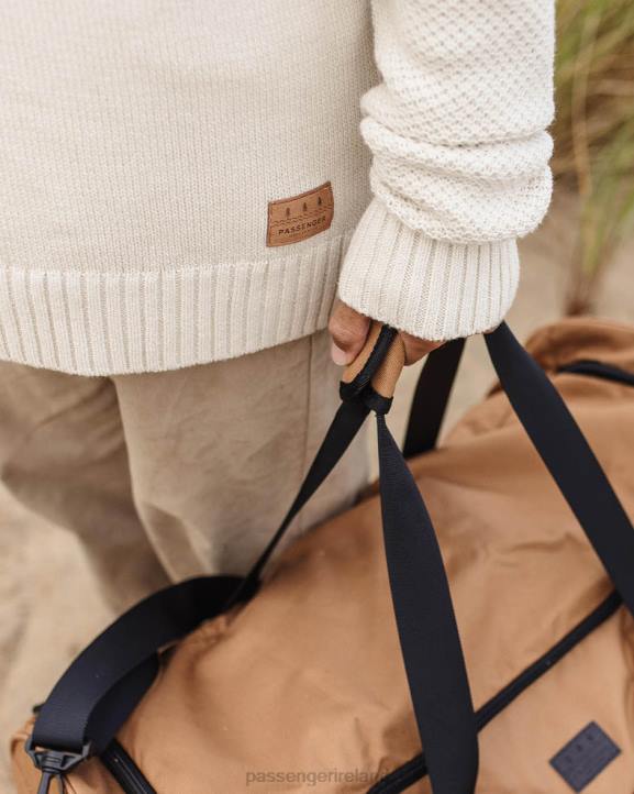 Accessories Passenger 22N8551 Weekender 58L Recycled Duffle Bag Golden Brown Men Brown