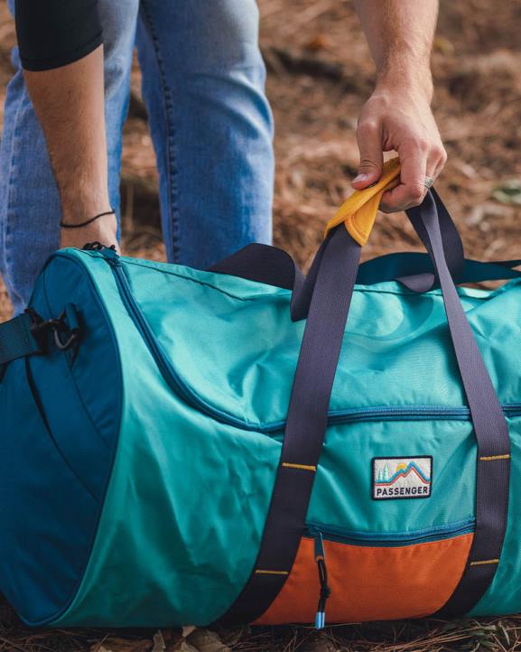 Accessories Passenger 22N8556 Weekender 58L Recycled Polyester Duffle Bag Multi Colour Men Multi