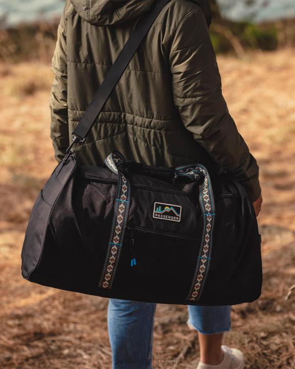 Accessories Passenger 22N8564 Weekender 58L Recycled Polyester Duffle Bag Black Men Black