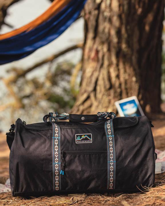 Accessories Passenger 22N8564 Weekender 58L Recycled Polyester Duffle Bag Black Men Black