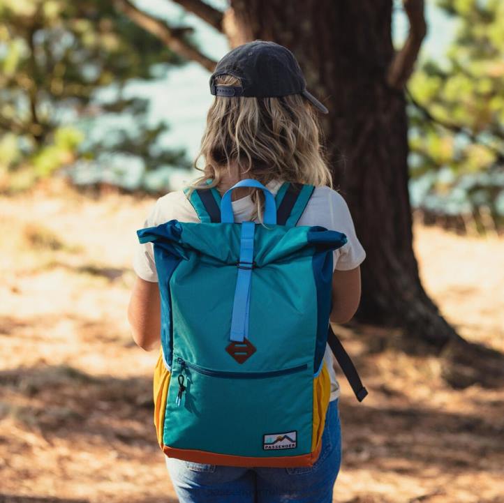 Accessories Passenger 22N8568 Rolltop Cooler Recycled 32L Multi Colour Men Multi