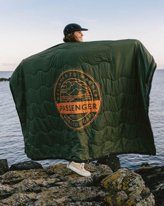 Accessories Passenger 22N8510 Nomadic Recycled Sherpa Blanket Khaki Men Khaki