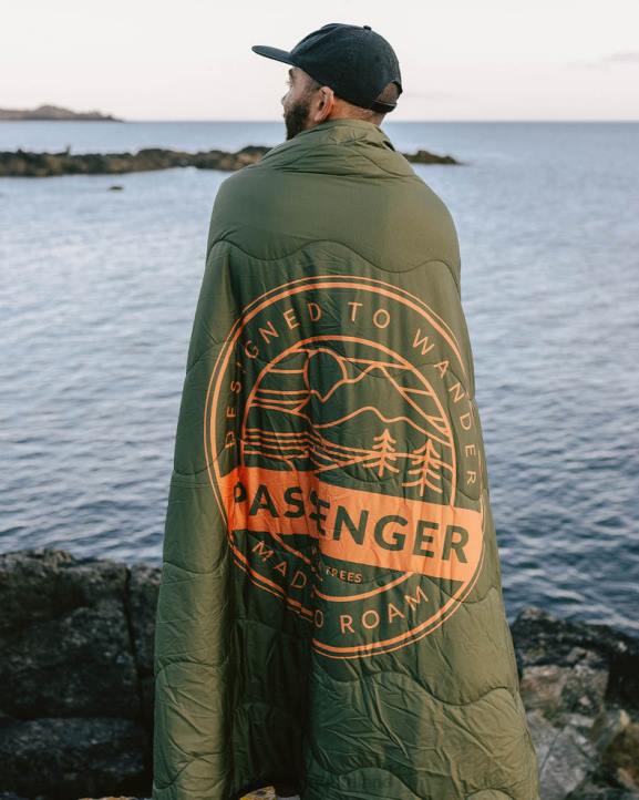 Accessories Passenger 22N8510 Nomadic Recycled Sherpa Blanket Khaki Men Khaki