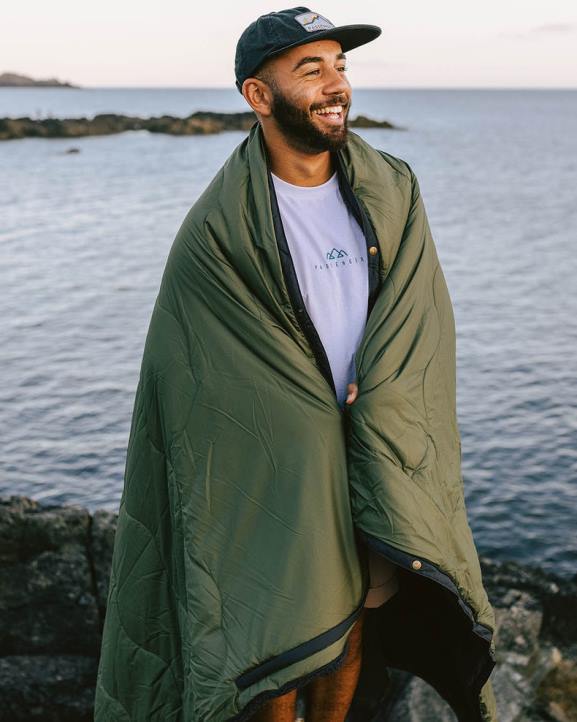 Accessories Passenger 22N8510 Nomadic Recycled Sherpa Blanket Khaki Men Khaki