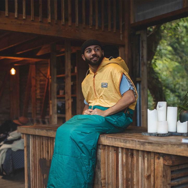 Accessories Passenger 22N8584 Good Times Recycled Sleep Sack Ochre Yellow/Storm Green Men Yellow