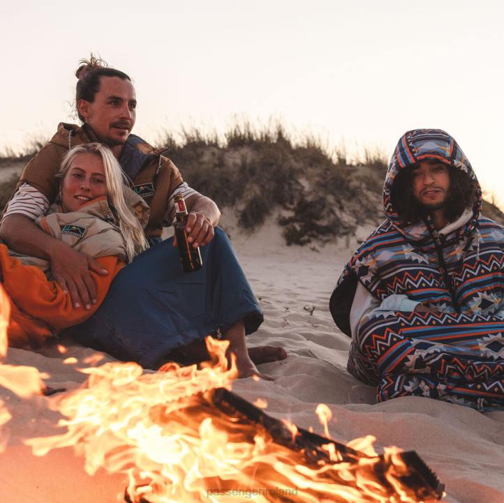 Accessories Passenger 22N8585 Good Times Recycled Sleep Sack Chinchilla Brown/Sunrise Orange Men Orange