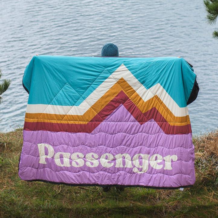Accessories Passenger 22N8591 Nomadic Recycled Sherpa Blanket Purple Mountain Men Purple