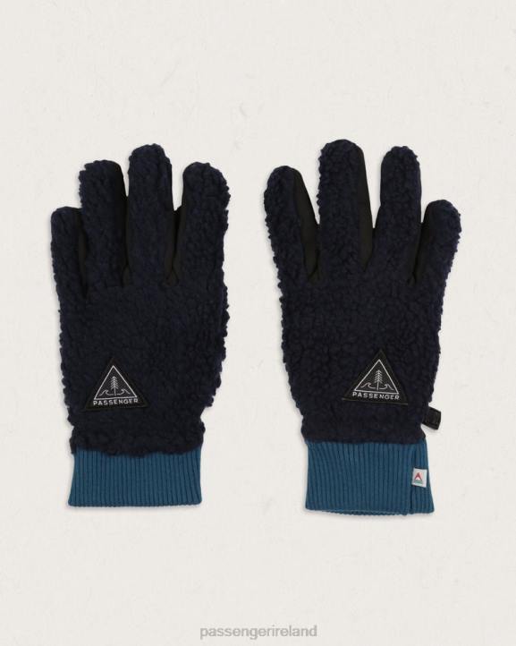 Accessories Passenger 22N8506 Snowfall Recycled Sherpa Gloves Deep Navy Men Navy
