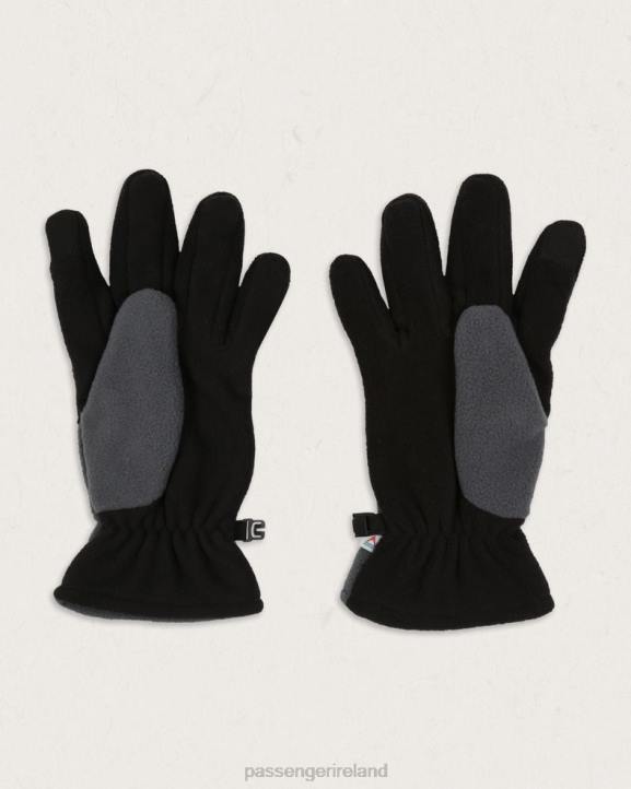 Accessories Passenger 22N8512 Daytrip Recycled Polar Fleece Touch Screen Gloves Black Men Black