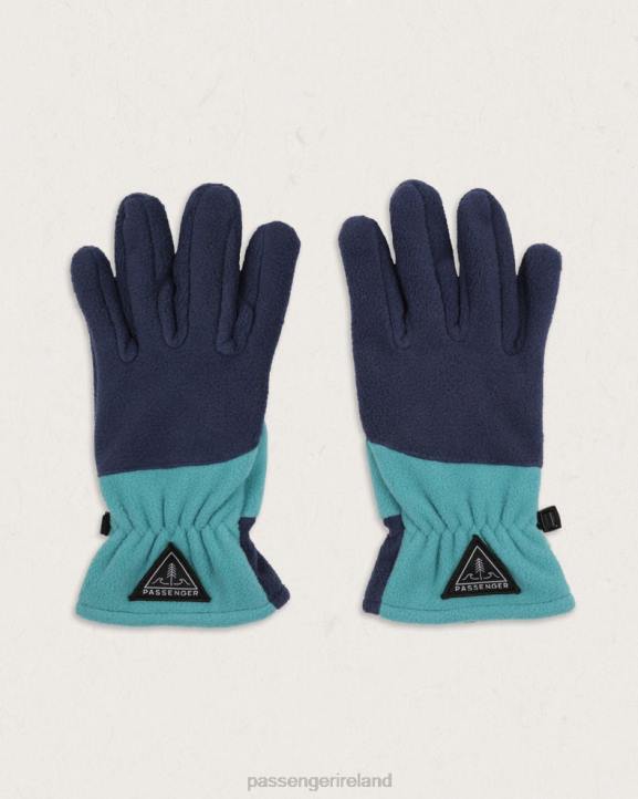 Accessories Passenger 22N8593 Daytrip Recycled Polar Fleece Touch Screen Gloves Blue Coral Men Blue