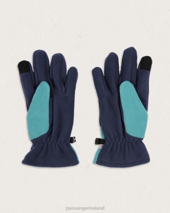 Accessories Passenger 22N8593 Daytrip Recycled Polar Fleece Touch Screen Gloves Blue Coral Men Blue