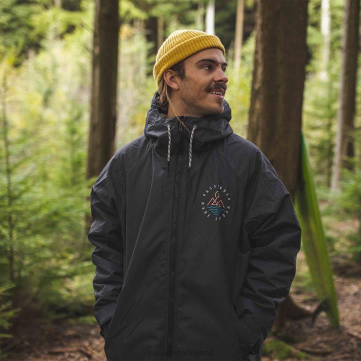 Clothing Passenger 22N810 Nomadic Recycled Sherpa Lined Changing Robe Black Men Black