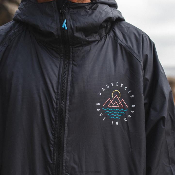 Clothing Passenger 22N83 Escapism Recycled Sherpa Lined Changing Robe Black Men Black