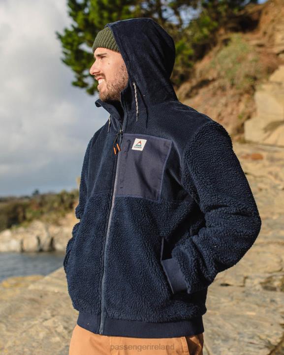 Clothing Passenger 22N827 Adventure Recycled Deep-Pile Sherpa Fleece Deep Navy Men Navy