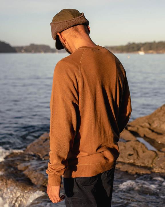 Clothing Passenger 22N8101 Evenfall Recycled Cotton Sweatshirt Rubber Men Rubber