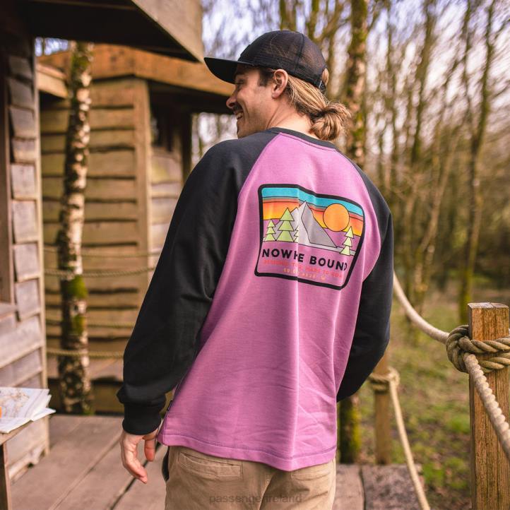 Clothing Passenger 22N8107 Tourer Recycled Sweatshirt Black Men Black