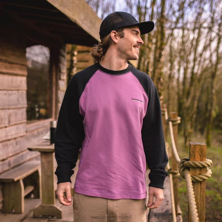 Clothing Passenger 22N8107 Tourer Recycled Sweatshirt Black Men Black