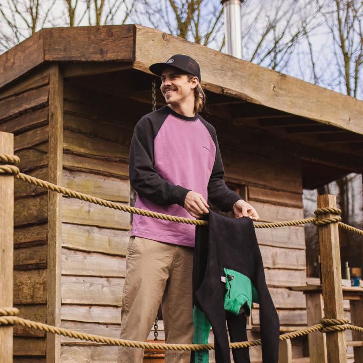 Clothing Passenger 22N8107 Tourer Recycled Sweatshirt Black Men Black