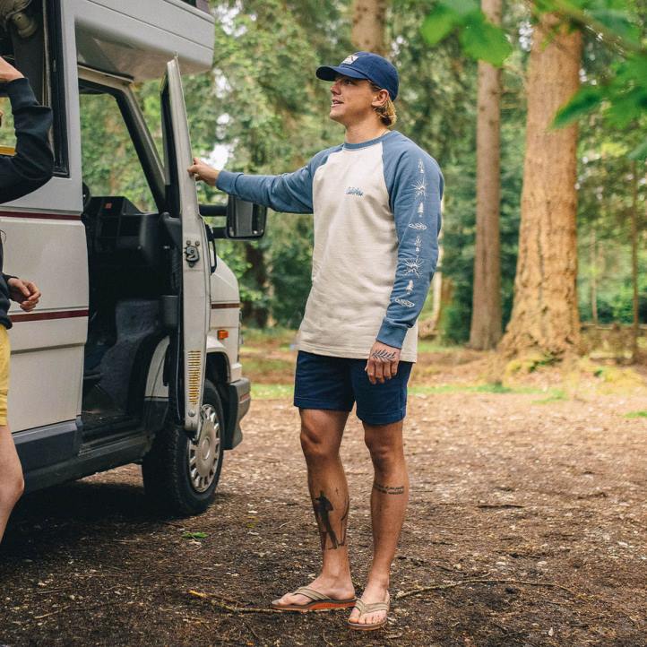 Clothing Passenger 22N8119 Osc Recycled Cotton Sweatshirt Birch Men Birch