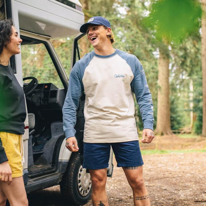 Clothing Passenger 22N8119 Osc Recycled Cotton Sweatshirt Birch Men Birch