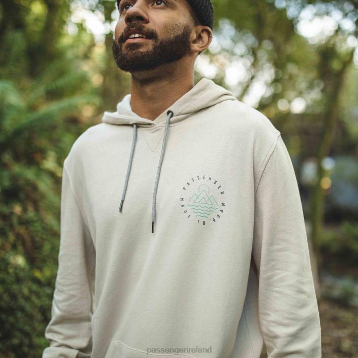 Clothing Passenger 22N8140 Escapism Hemp Hoodie Birch Men Birch