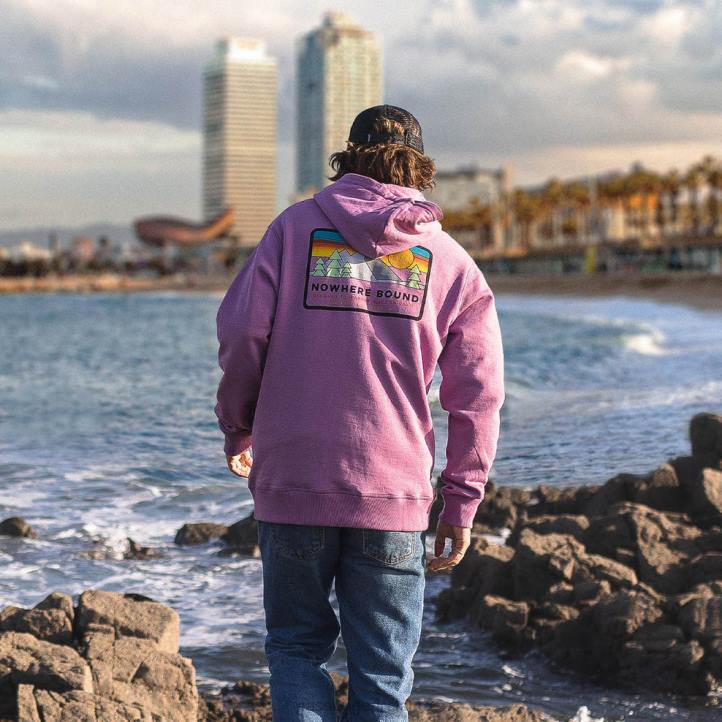 Clothing Passenger 22N8142 Tourer Recycled Cotton Hoodie Orchid Men Orchid