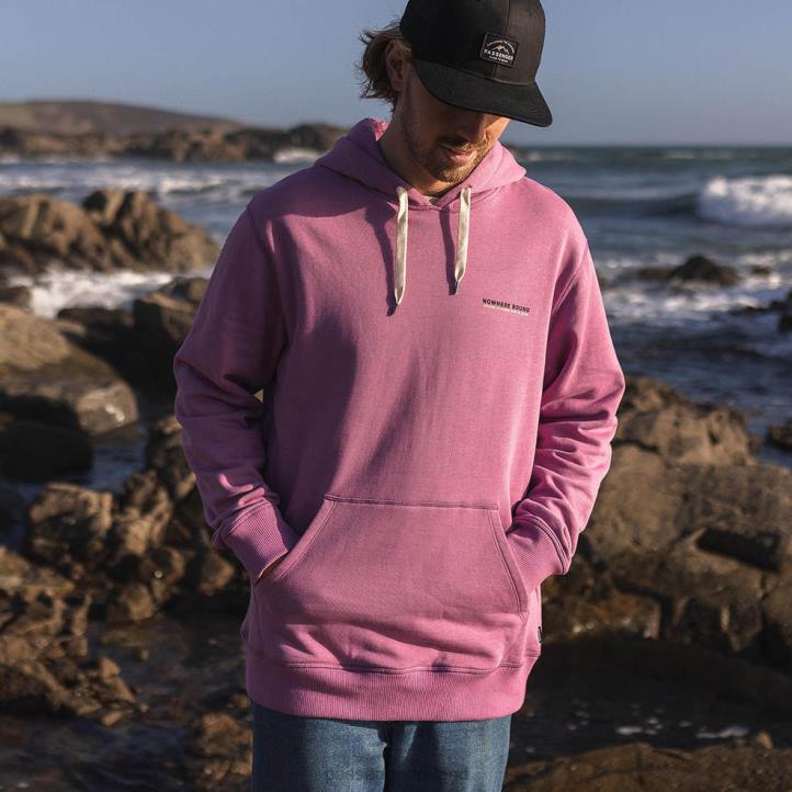 Clothing Passenger 22N8142 Tourer Recycled Cotton Hoodie Orchid Men Orchid