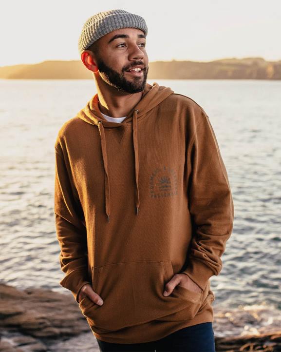 Clothing Passenger 22N885 Evenfall Recycled Cotton Hoodie Rubber Men Rubber