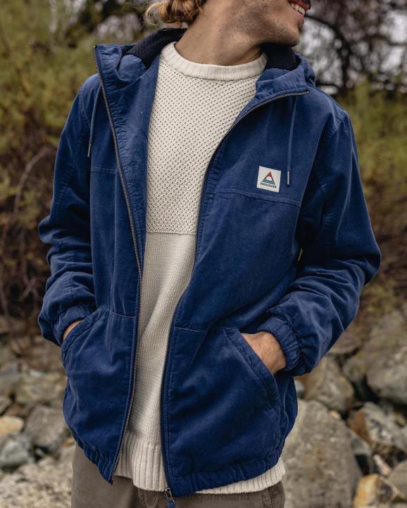 Clothing Passenger 22N8156 Horizon Cord Jacket Dark Denim Men Denim