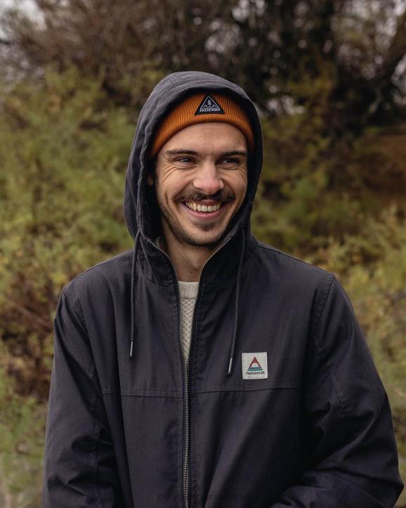 Clothing Passenger 22N8157 Horizon Jacket Faded Black Men Black