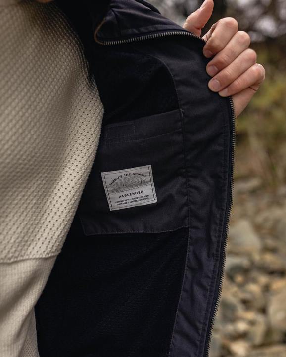 Clothing Passenger 22N8157 Horizon Jacket Faded Black Men Black