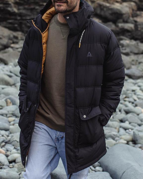 Clothing Passenger 22N8161 Ontario Recycled Jacket True Black Men Black