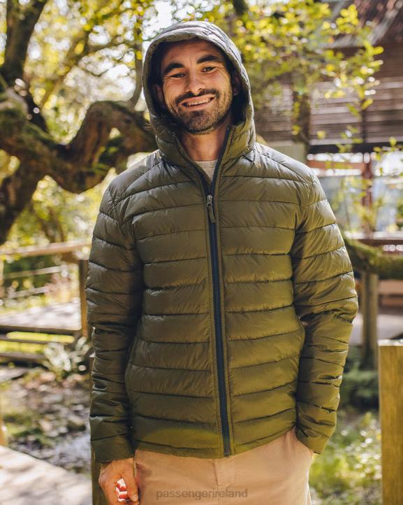 Clothing Passenger 22N8170 Roamer Recycled Insulated Jacket Khaki Men Khaki