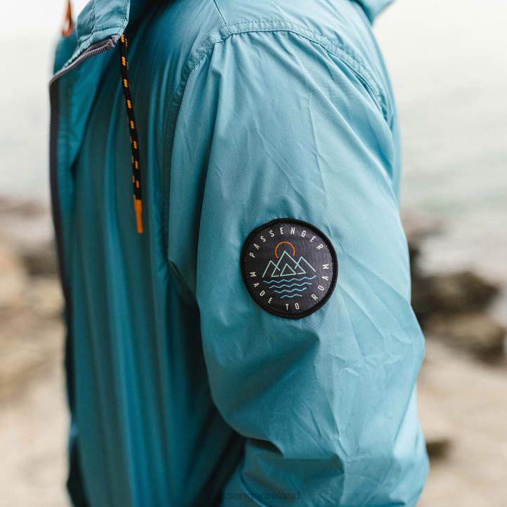Clothing Passenger 22N8186 Umnak Recycled Anorak Larkspur Blue Men Blue