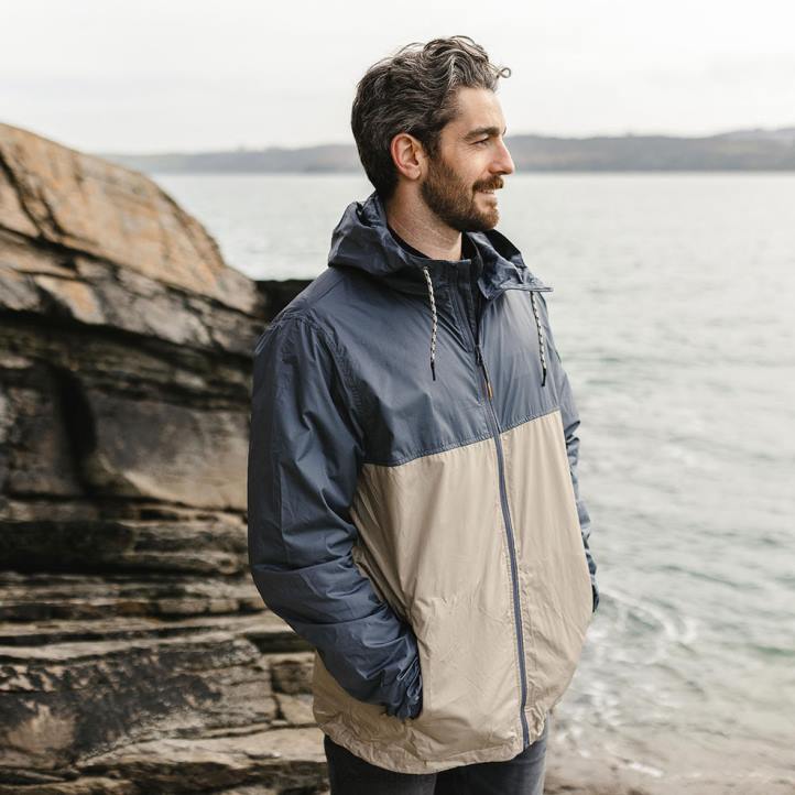 Clothing Passenger 22N8189 Umnak Recycled Anorak Turbulence Grey Men Grey