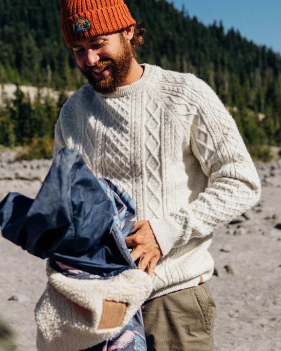 Clothing Passenger 22N8194 Sandbar Cable Jumper Off White Men White