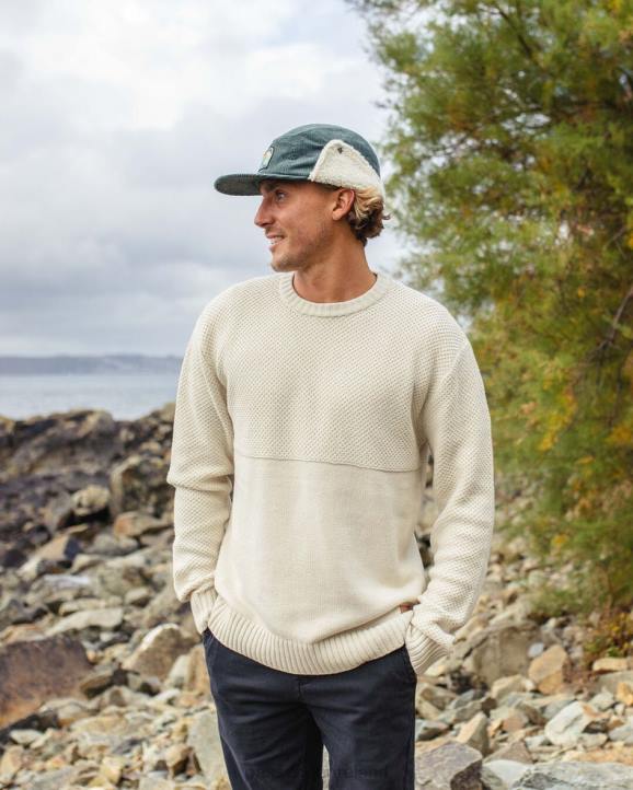 Clothing Passenger 22N8196 Swell Knitted Jumper Off White Men White