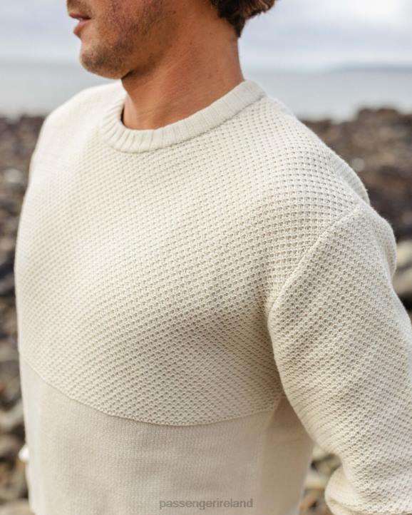 Clothing Passenger 22N8196 Swell Knitted Jumper Off White Men White