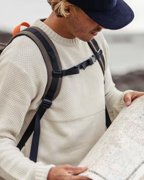 Clothing Passenger 22N8196 Swell Knitted Jumper Off White Men White