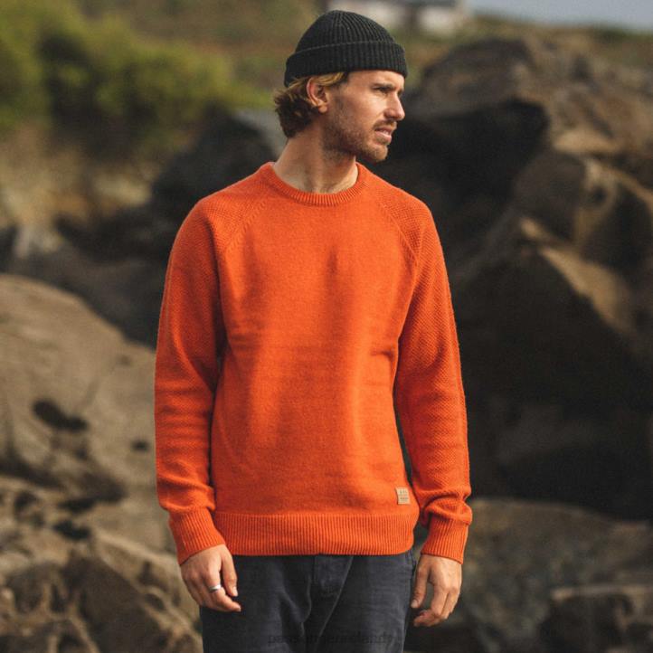 Clothing Passenger 22N8212 Cabin Knitted Jumper Sunset Orange Men Orange