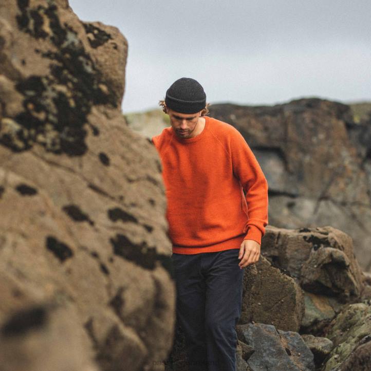 Clothing Passenger 22N8212 Cabin Knitted Jumper Sunset Orange Men Orange