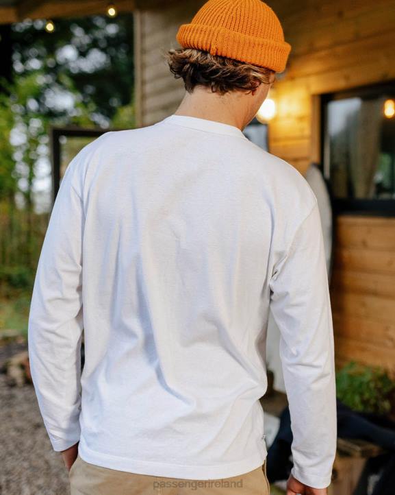 Clothing Passenger 22N8215 Heritage Recycled Cotton Ls T-Shirt White Men White